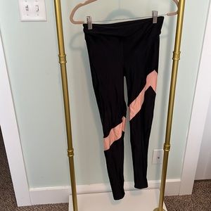 Koral lustrous leggings with pink accent size medium